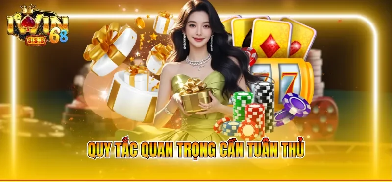 Quy tắc quan trọng cần tuân thủ